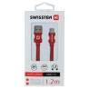 Swissten Data Cable Textile USB / USB-C 1.2 M Red
