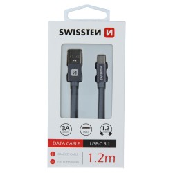 Swissten Data Cable Textile...