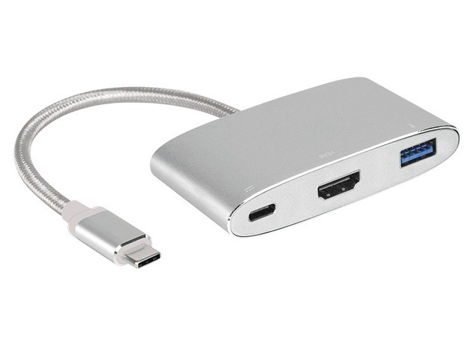Innergie MagiCable USB-C to HDMI Multiport Adapter - Silver