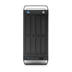 OWC ThunderBay Flex, flexible 8-bay Storage/Dock/PCIe Enclosure with 2x TB3 Ports with Hardware RAID