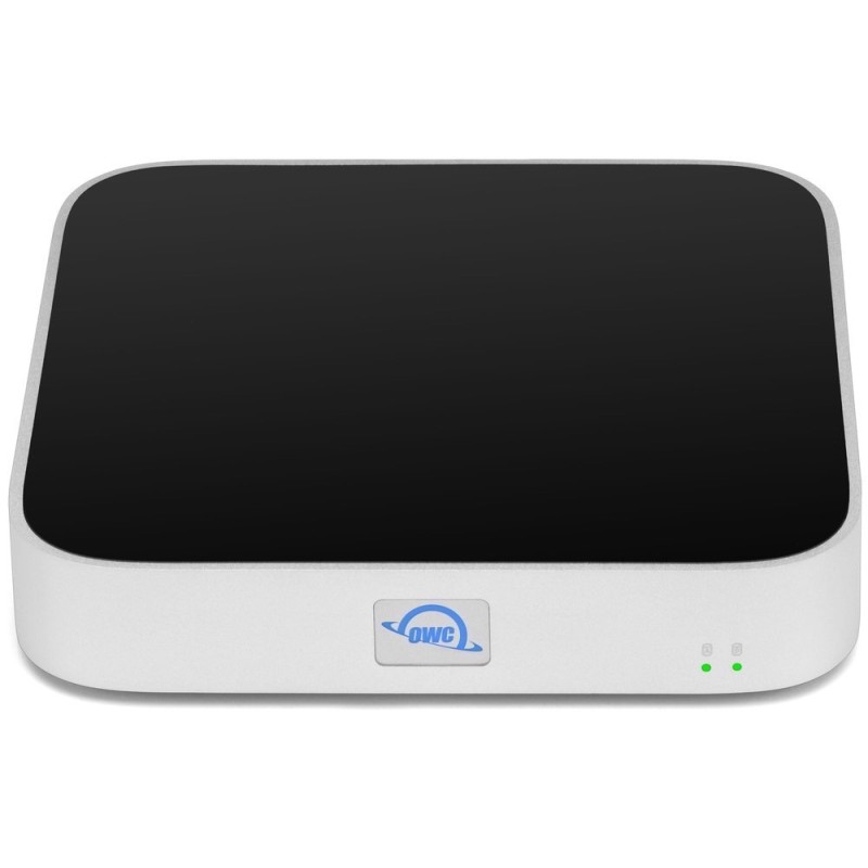 OWC 8.0TB (HDD) miniStack STX Stackable Storage and Thunderbolt Hub Xpansion Solution - Silver