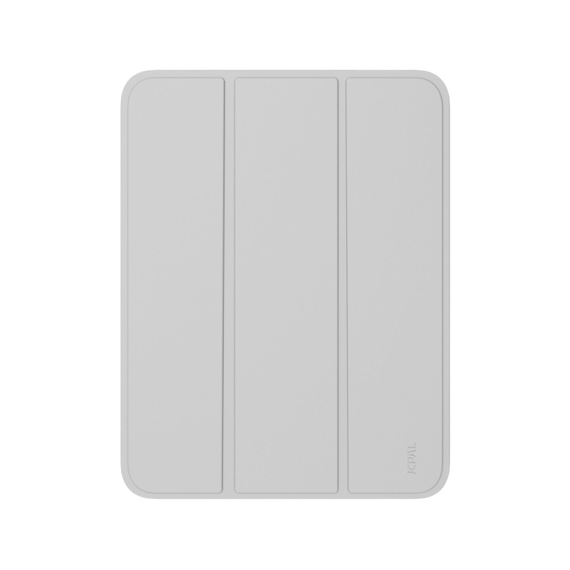 JCPal DuraPro Protective Folio Case with Pencil Holder for iPad Air 13" M2 2024/M3 2025/M4 2026 - Light Grey