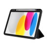 JCPal DuraPro Protective Folio Case with Pencil Holder for iPad Air 13" M2 2024/M3 2025/M4 2026 - Black