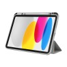 JCPal DuraPro Protective Folio Case with Pencil Holder for iPad Air 11" M2 2024/M3 2025/M4 2026 - Light Grey