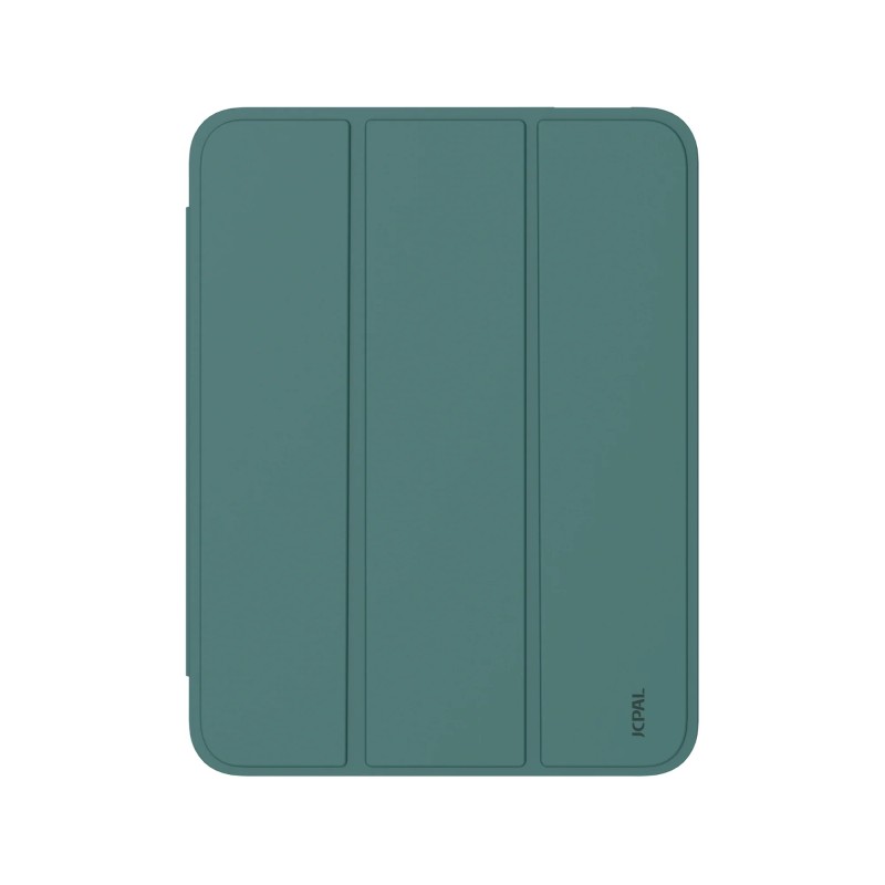 JCPal DuraPro Protective Folio Case with Pencil Holder for iPad Air 11" M2 2024/M3 2025/M4 2026 - Midnight Green