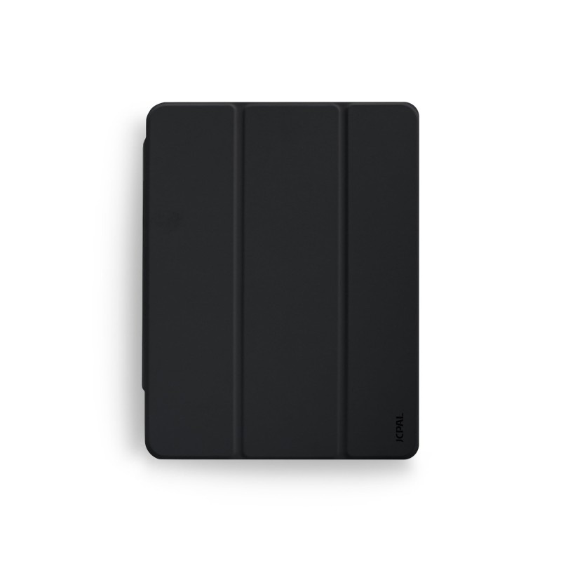 JCPal DuraPro Protective Folio Case with Pencil Holder for iPad Air 11" M2 2024/M3 2025/M4 2026 - Black