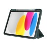 JCPal DuraPro Protective Folio Case with Pencil Holder for iPad 10.9" 10th gen (2022)  / iPad 11" A16 11th gen  - Midnight Green