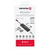 Swissten USB-C Hub 8-In-1 (USB-C 100W, Hdmi 4K, Lan Rj45, 2X USB-A, 1X USB-C 5Gbps, SD, Micro SD) Aluminium