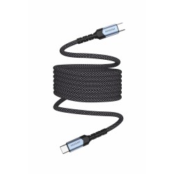 Swissten Magnetic Data Cable Self-Winding USB-C / USB-C 1 M