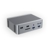 LMP USB4 SuperDock 2 4K 15 Ports & Dual 5K@60 Hz, Slot T-Bar, 2x HDMI, DP, 2.5GbE, 2x USB-A 2.0, 2x USB-A 3.2 Gen1, USB-A 3.2 Gen2, 3x USB-C 3.2 Gen2, 3.5mm Audio, SD 4.0, 87W PD, 130W DC, A