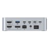 LMP USB4 SuperDock 2 4K 15 Ports & Dual 5K@60 Hz, Slot T-Bar, 2x HDMI, DP, 2.5GbE, 2x USB-A 2.0, 2x USB-A 3.2 Gen1, USB-A 3.2 Gen2, 3x USB-C 3.2 Gen2, 3.5mm Audio, SD 4.0, 87W PD, 130W DC, A