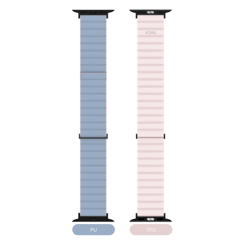 JCPal FlexDuo for Apple Watch 1st-9th gen, SE 1-2nd gen (38/40/41mm), S10 (42mm) - Powder Blue