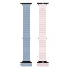 JCPal FlexDuo for Apple Watch 1st-9th gen, SE 1-2nd gen (38/40/41mm), S10 (42mm) - Powder Blue