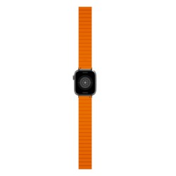 JCPal JCPal FlexForm Apple Watch Band nero/arancione (38/40/41 mm)