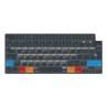 JCPal Verskin Illustrator Shortcuts Keyboard Cover for MacBook Pro 14"/16" (M1 2021/M2 2023), MacBook Air 13" (M2 2022), MacBook Air 15" (M2 2023) Transparent Black - EU Layout