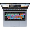 JCPal Verskin Final Cut Shortcuts Keyboard Cover for MacBook Pro 14"/16" (M1 2021/M2 2023), MacBook Air 13" (M2 2022), MacBook Air 15" (M2 2023) Transparent Black - EU Layout