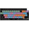 JCPal Verskin Final Cut Shortcuts Keyboard Cover for MacBook Pro 14"/16" (M1 2021/M2 2023), MacBook Air 13" (M2 2022), MacBook Air 15" (M2 2023) Transparent Black - EU Layout