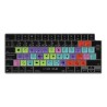 JCPal Verskin After Effects Shortcuts Keyboard Cover for MacBook Pro 14"/16" (M1 2021/M2 2023), MacBook Air 13" (M2 2022), MacBook Air 15" (M2 2023) Transparent Black - EU Layout