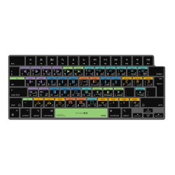 JCPal Verskin Avid Media Composer Shortcuts Keyboard Cover for MacBook Pro 14"/16" (M1 2021/M2 2023), MacBook Air 13" (M2 2022), MacBook Air 15" (M2 2023) Transparent Black - EU Layout