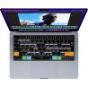 JCPal Verskin iMovie Shortcuts Keyboard Cover for MacBook Pro 14"/16" (M1 2021/M2 2023), MacBook Air 13" (M2 2022), MacBook Air 15" (M2 2023) Transparent Black - EU Layout