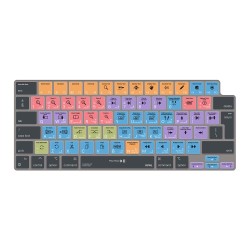 JCPal Verskin Avid Pro Tools Shortcuts Keyboard Cover for MacBook Pro 14"/16" (M1 2021/M2 2023), MacBook Air 13" (M2 2022), MacBook Air 15" (M2 2023) Transparent Black - EU Layout