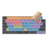 JCPal Verskin Avid Pro Tools Shortcuts Keyboard Cover for MacBook Pro 14"/16" (M1 2021/M2 2023), MacBook Air 13" (M2 2022), MacBook Air 15" (M2 2023) Transparent Black - EU Layout
