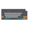 JCPal JCPal Verskin Copritastiera con shortcut MacOS (nero trasparente) per MacBook Pro14"/16"(M1,2021/M2, 2023), MacBook Air13"(M2,2022), MacBook Air15" (M2,2023) (EU, inglese, grigio)