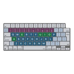 JCPal VerSkin Inclusive Keyboard Protector for MacBook Pro 14"/16" (M1 2021/M2 2023), MacBook Air 13" (M2 2022), MacBook Air 15" (M2 2023) Black  - EU-Layout/English, Black