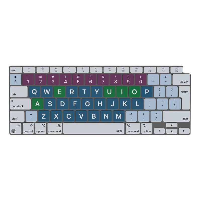 JCPal VerSkin Inclusive Keyboard Protector for MacBook Air 13'' (M1, 2020) - EU-Layout/English, Black