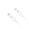 JCPal Linx Classic USB-C Cable with Lightning connector, White 1m