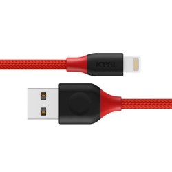 JCPal Linx FlexLink USB-A Lightning Cable MFI 1.8m - Red