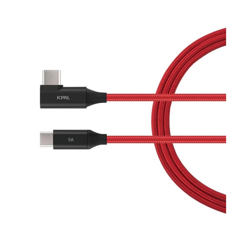 JCPal Linx FlexLink USB-C 100W Charge & Sync Cable 2m - Red