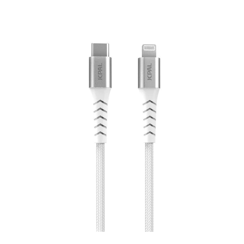 JCPal Linx FlexLink USB-C To Lightning Cable 1m - White