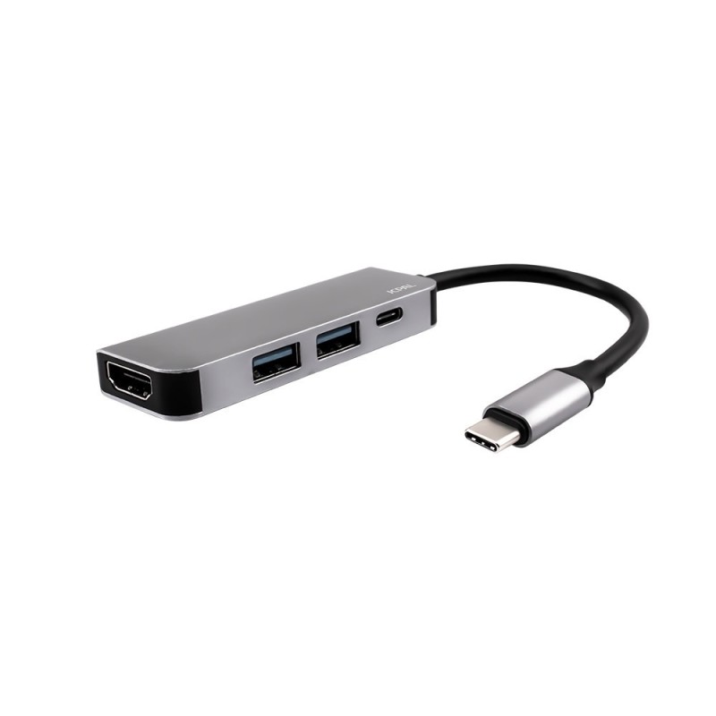 JCPal Linx USB-C (PD) to HDMI Adapter with 2 USB Ports and Charging