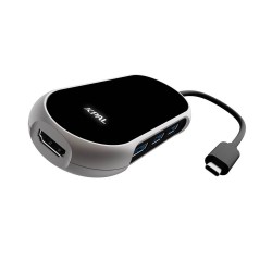 JCPal Linx Onyx USB-C 6-Port Hub (VGA+USB3.0+HDMI+PD+2*USB2.0）