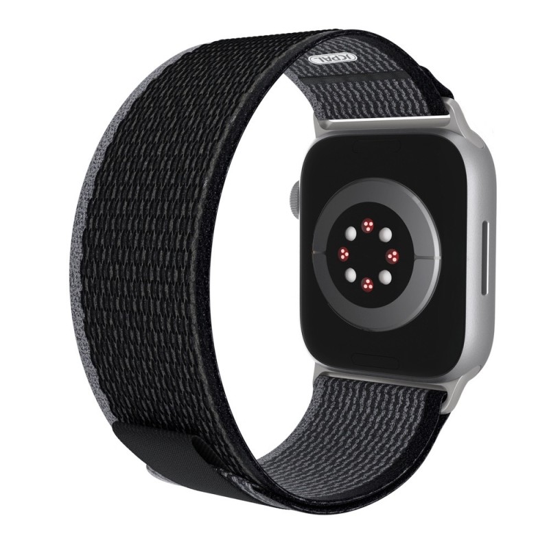 JCPal FlexLoop Apple Watch Band for Apple Watch 1st-10th gen, Ultra, SE 1st-2nd (42/44/45/49mm) - Black/Grey