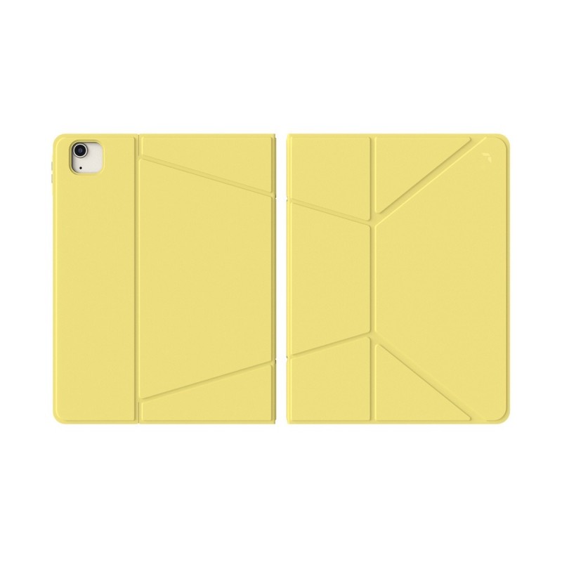 JCPal SlimFlex Folio Case with Pencil Holder for iPad Pro 11 (M4 2024/M5 2025) - Sand Yellow/Green