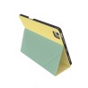 JCPal SlimFlex Folio Case with Pencil Holder for iPad Pro 11 (M4 2024/M5 2025) - Sand Yellow/Green