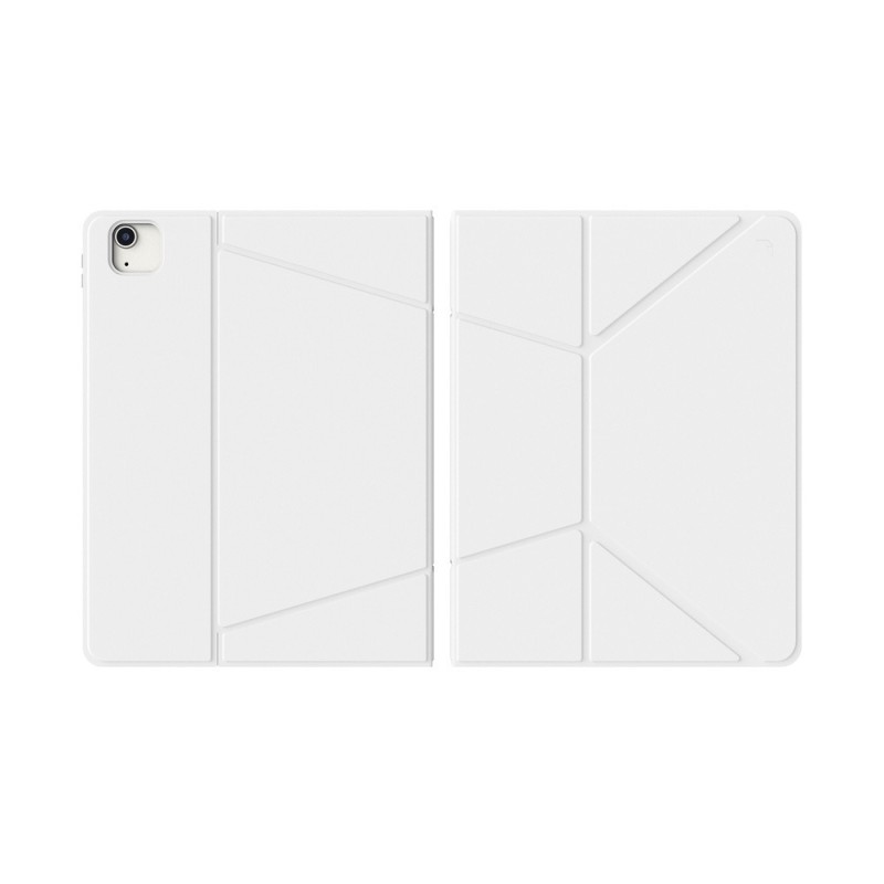 JCPal SlimFlex Folio Case with Pencil Holder for iPad Pro 11-inch (1-4th, 2018-2022) /iPad Air 10.9-inch (4-5th, 2020/2022)/iPad Air 11 (M2 2024/M3 2025/M4 2026) - Light Gray/Black