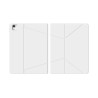 JCPal SlimFlex Folio Case with Pencil Holder for iPad Pro 11-inch (1-4th, 2018-2022) /iPad Air 10.9-inch (4-5th, 2020/2022)/iPad Air 11 (M2 2024/M3 2025/M4 2026) - Light Gray/Black