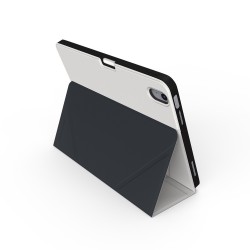 JCPal SlimFlex Folio Case with Pencil Holder for iPad 10.9-inch (10th, 2022)  / iPad 11" A16 11th gen- Light Gray/Black