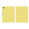 JCPal SlimFlex Folio Case with Pencil Holder for iPad 10.9-inch (10th, 2022)  / iPad 11" A16 11th gen- Sand Yellow/Green