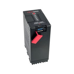 Hedbox Li-Ion Battery pack 6700mAh for CANON BP-A; 2x D-Tap 14.4V / USB 5V, 4-LED Power Meter