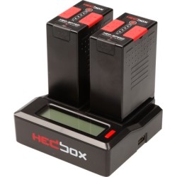 Hedbox Digital Dual LCD DV Battery Charger 