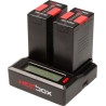 Hedbox Digital Dual LCD DV Battery Charger 