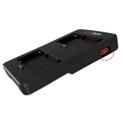 Hedbox V-lock Battery adapter Plate use 2X Sony NP-F to make 14.4V V-Lock Battery, D-Tap Out