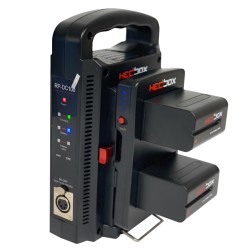 Hedbox V-lock Battery adapter Plate use 2X Sony NP-F to make 14.4V V-Lock Battery, D-Tap Out