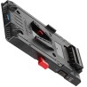 Hedbox V-lock Power adapter plate; USB Output 5.1V / 2.1A; 3 x D-Tap Output 14.8V / 5A;  15cm Breakway Cable with MOLEX type conector for URSA 