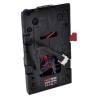 Hedbox V-lock Power adapter plate; USB Output 5.1V / 2.1A; 3 x D-Tap Output 14.8V / 5A;  15cm Breakway Cable with MOLEX type conector for URSA 