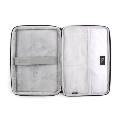 JCPal Tofino Messenger Sleeve for 15/16-inch MacBook or Laptop - Black
